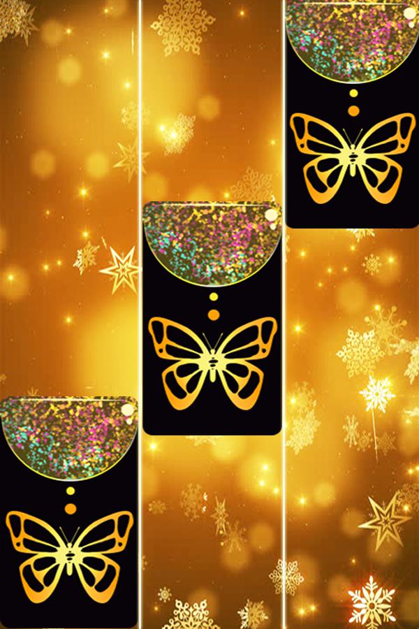 Gold Glitter ButterFly Piano Tiles 2018_截图_5