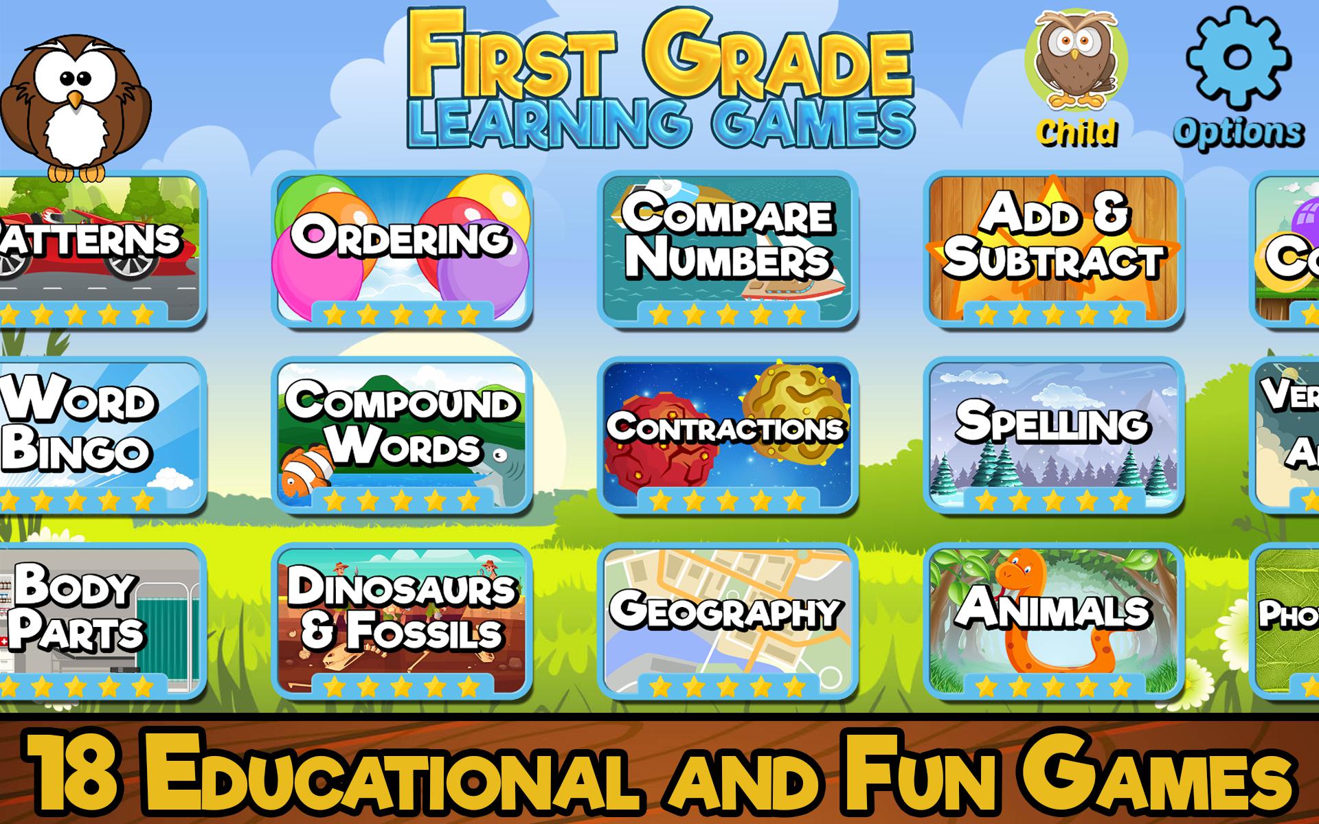 First Grade Learning Games (School Edition)
