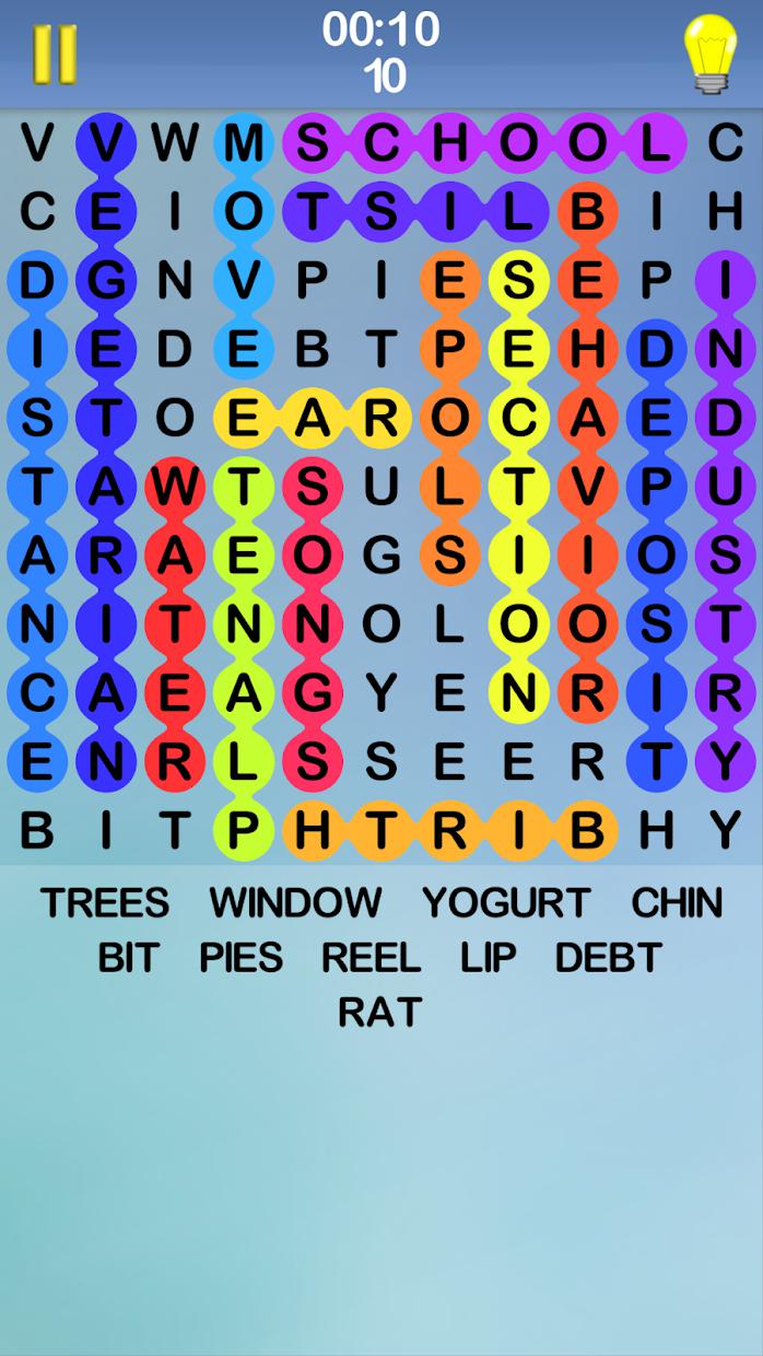 Word Search, A Seek & Find Crossword Puzzle Game_截图_3