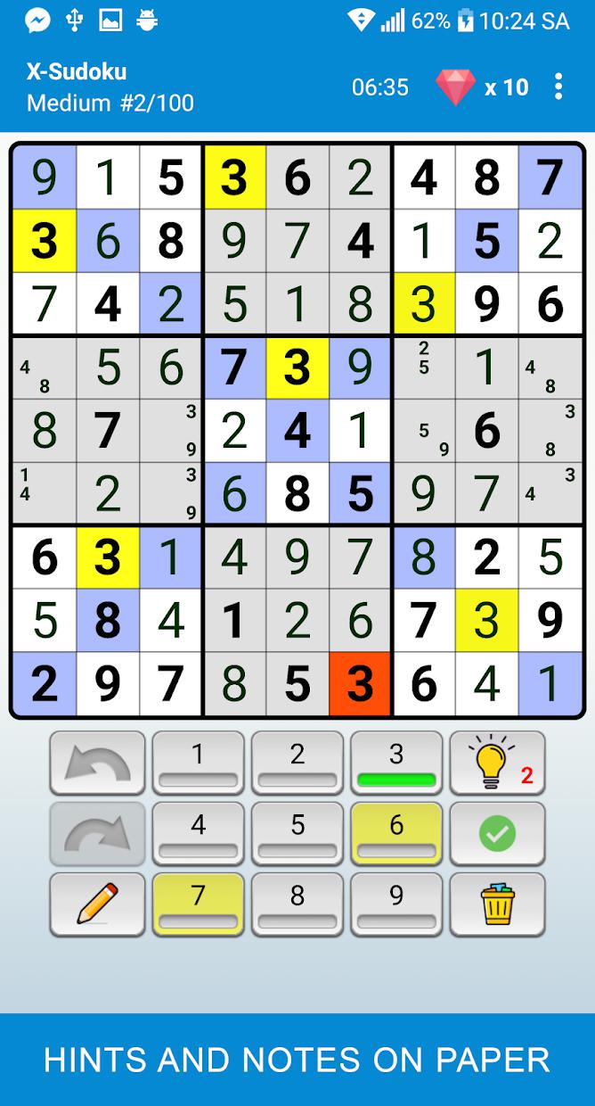 Sudoku - Best Free Logic Brain Puzzle Game_截图_3