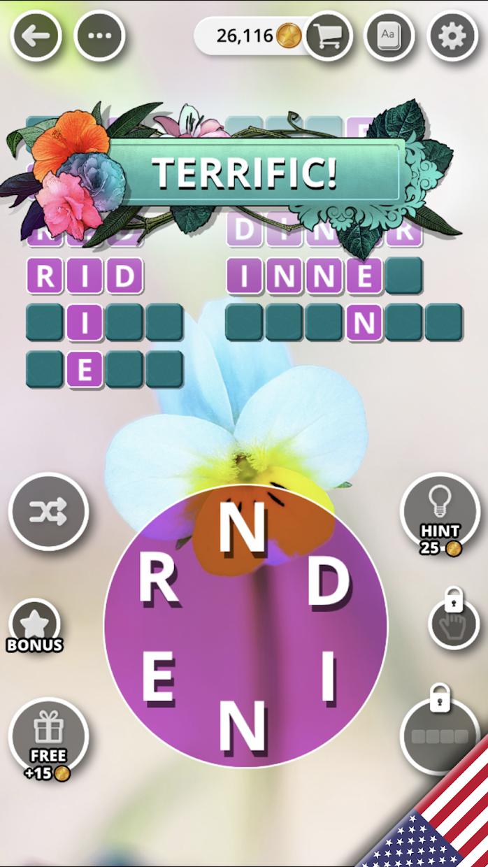 Bouquet of Words - Word game_截图_3