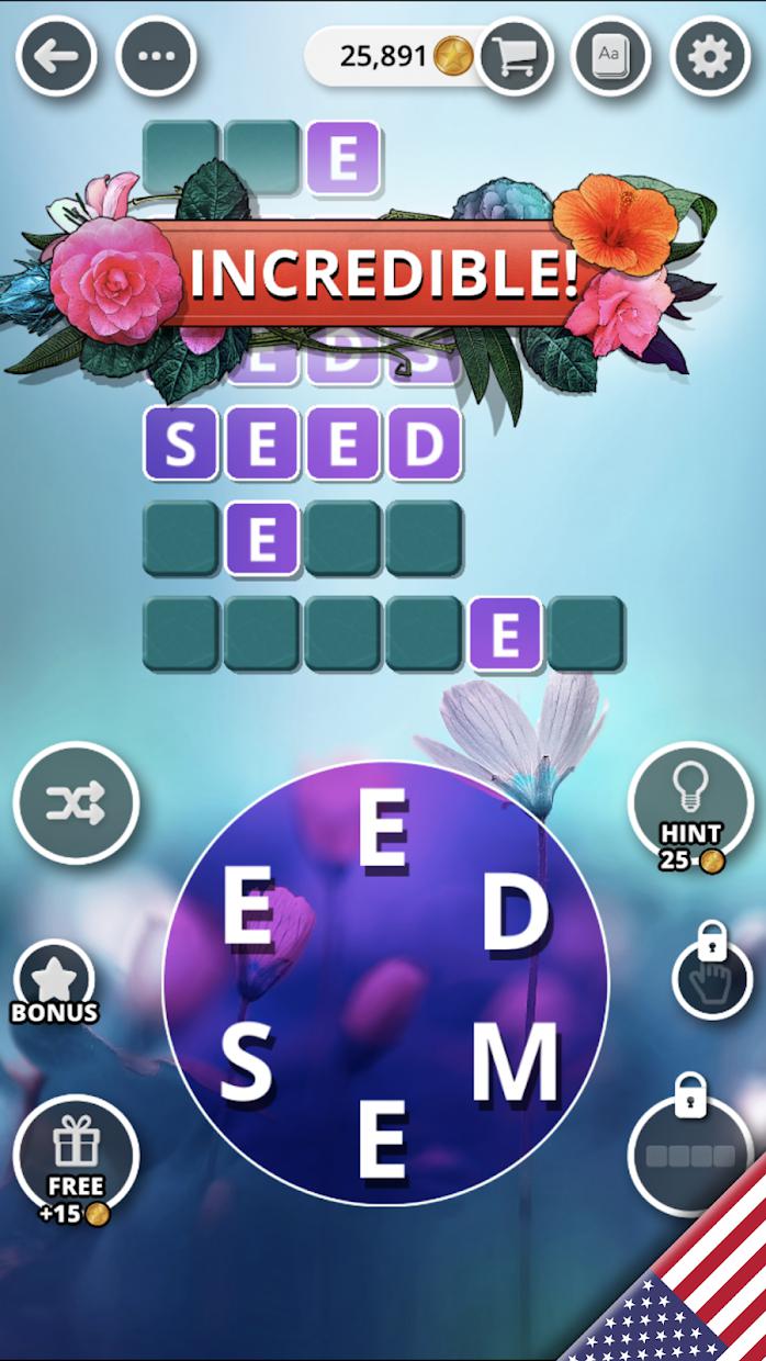 Bouquet of Words - Word game_截图_5