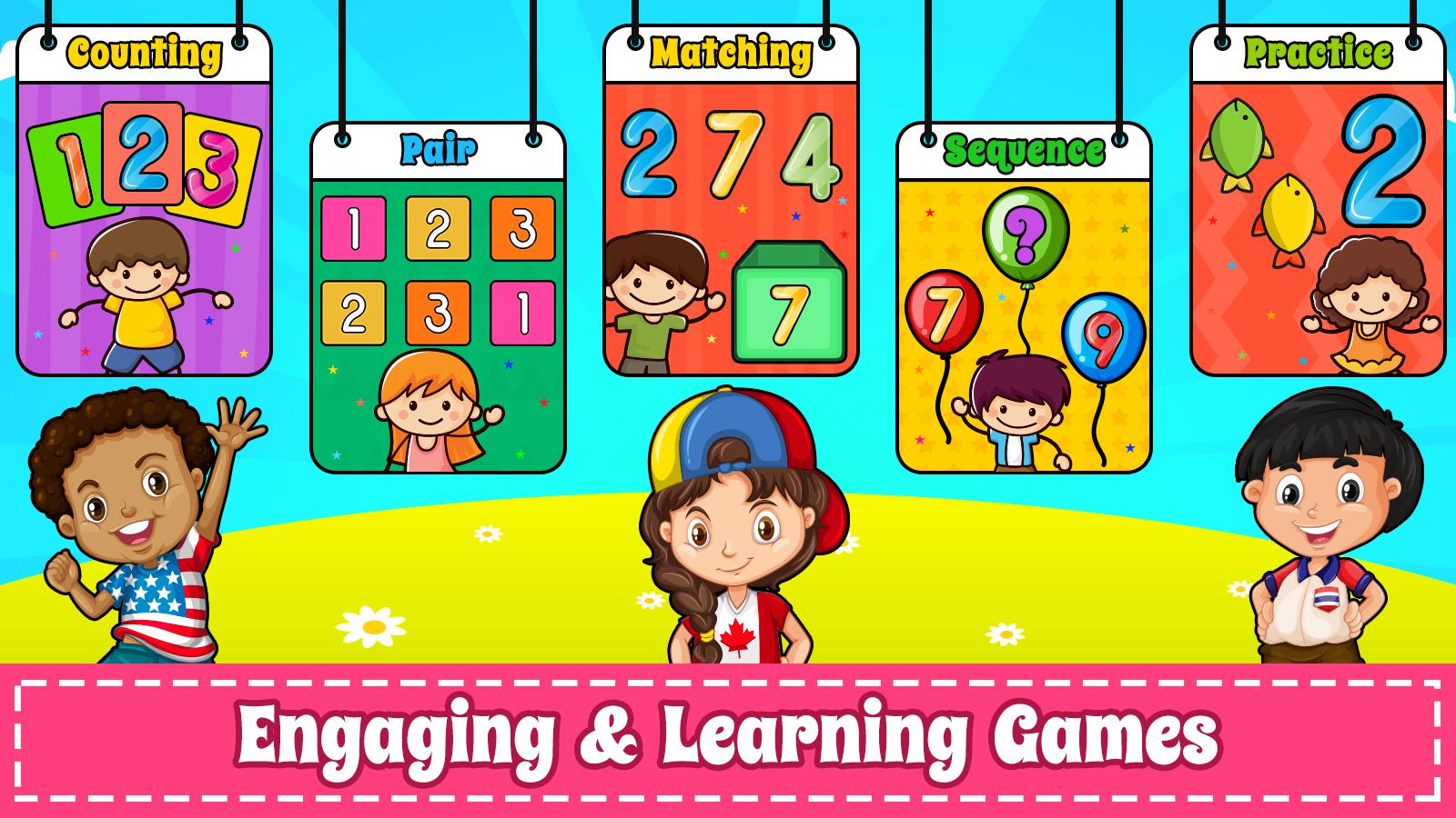 Learn Numbers 123 Kids Free Game - Count & Tracing_截图_3