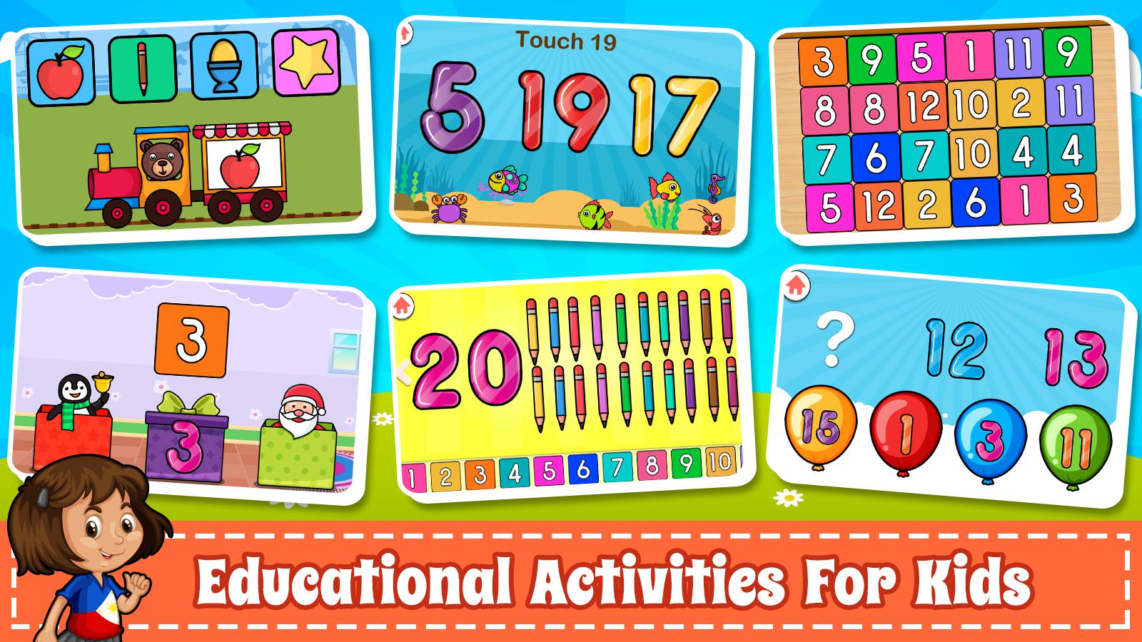 Learn Numbers 123 Kids Free Game - Count & Tracing_截图_4