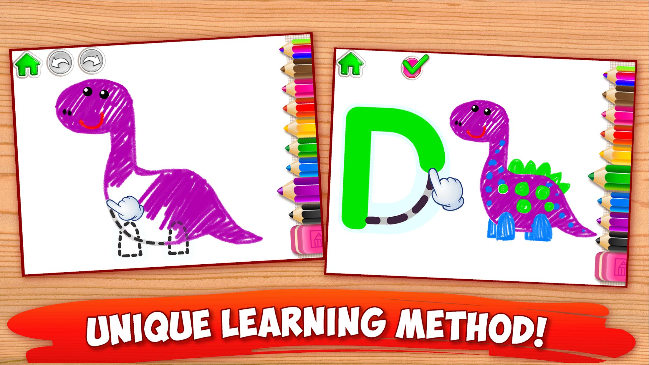 ABC DRAW! Alphabet games Preschool! Kids DRAWING 2_截图_3
