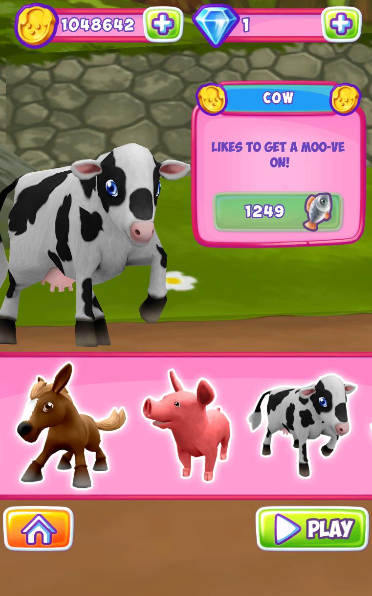 Pets Runner Game - Farm Simulator_截图_2