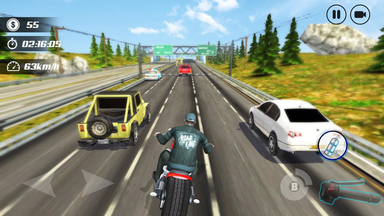 Highway Moto Rider - Traffic Race_截图_4