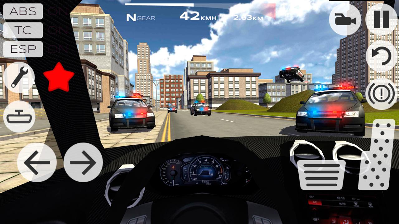 Extreme Car Driving Racing 3D_截图_2