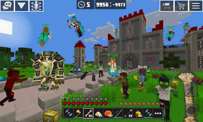 Planet Craft: Block Survival Craft Games Online_截图_3