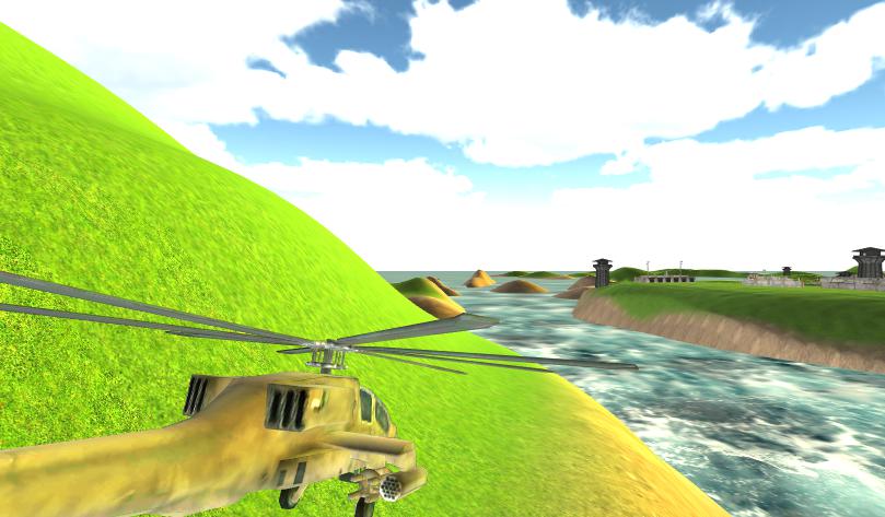 Fly Helicopter Flight Sim 3D_截图_2