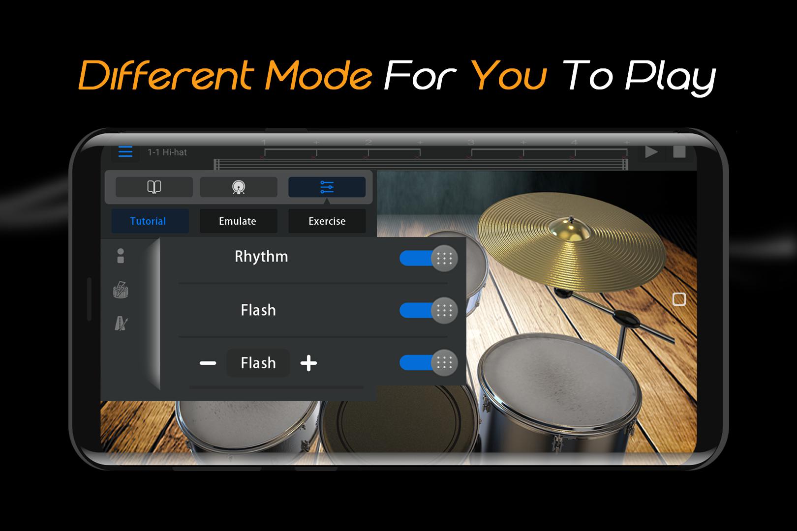 Easy Real Drums-Real Rock and jazz Drum music game_截图_5