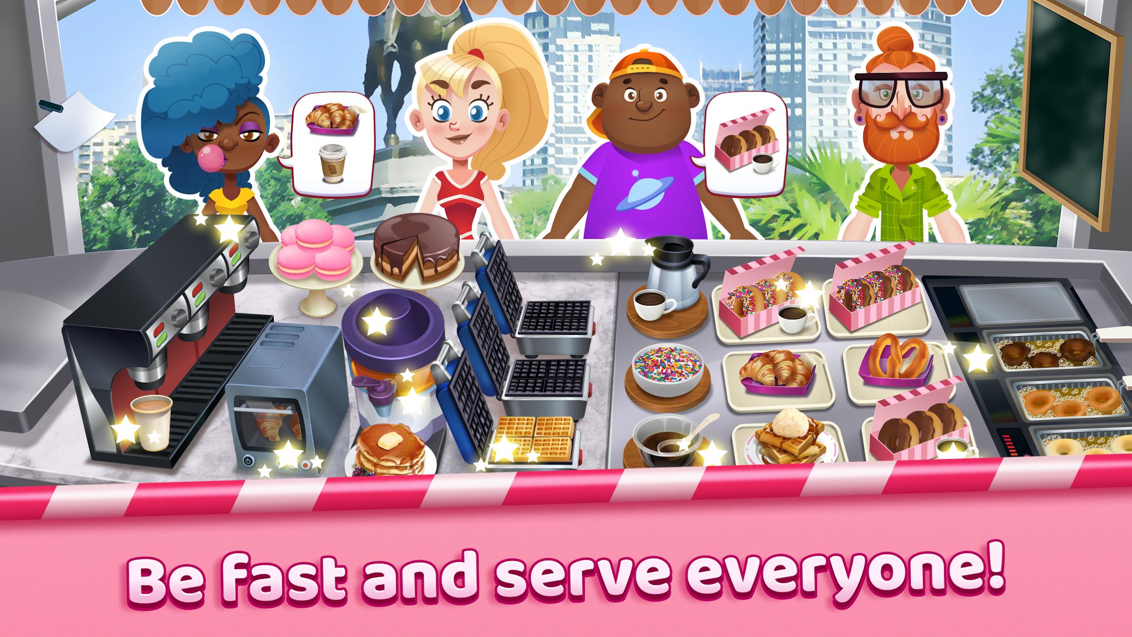 Boston Donut Truck - Fast Food Cooking Game_截图_2