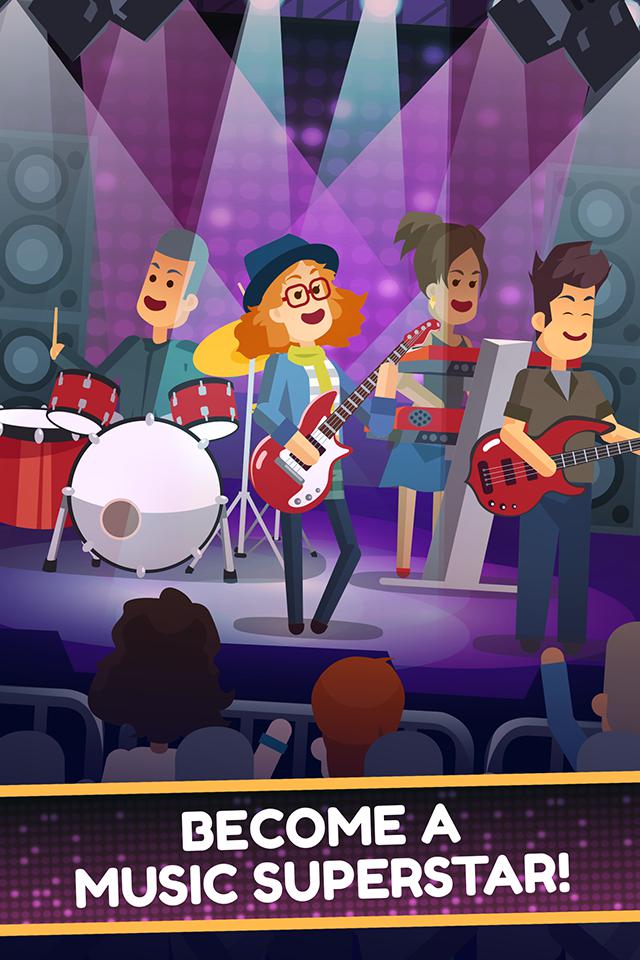 Epic Band Clicker - Rock Star Music Game_游戏简介_图2