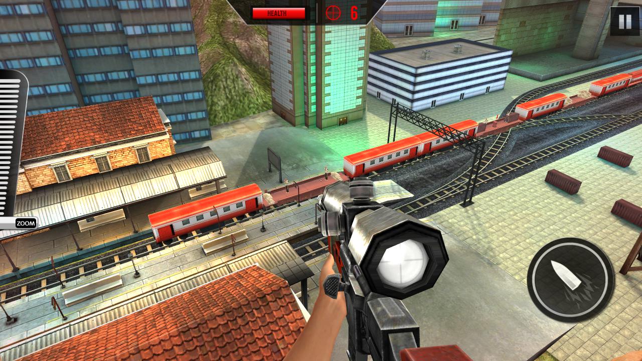 Sniper 3D : Train Shooting Game_截图_4