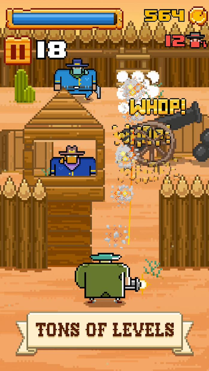 Timber West - Wild West Arcade Shooter_截图_4