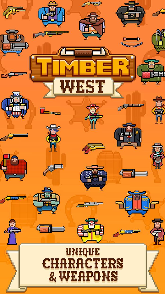 Timber West - Wild West Arcade Shooter_截图_6