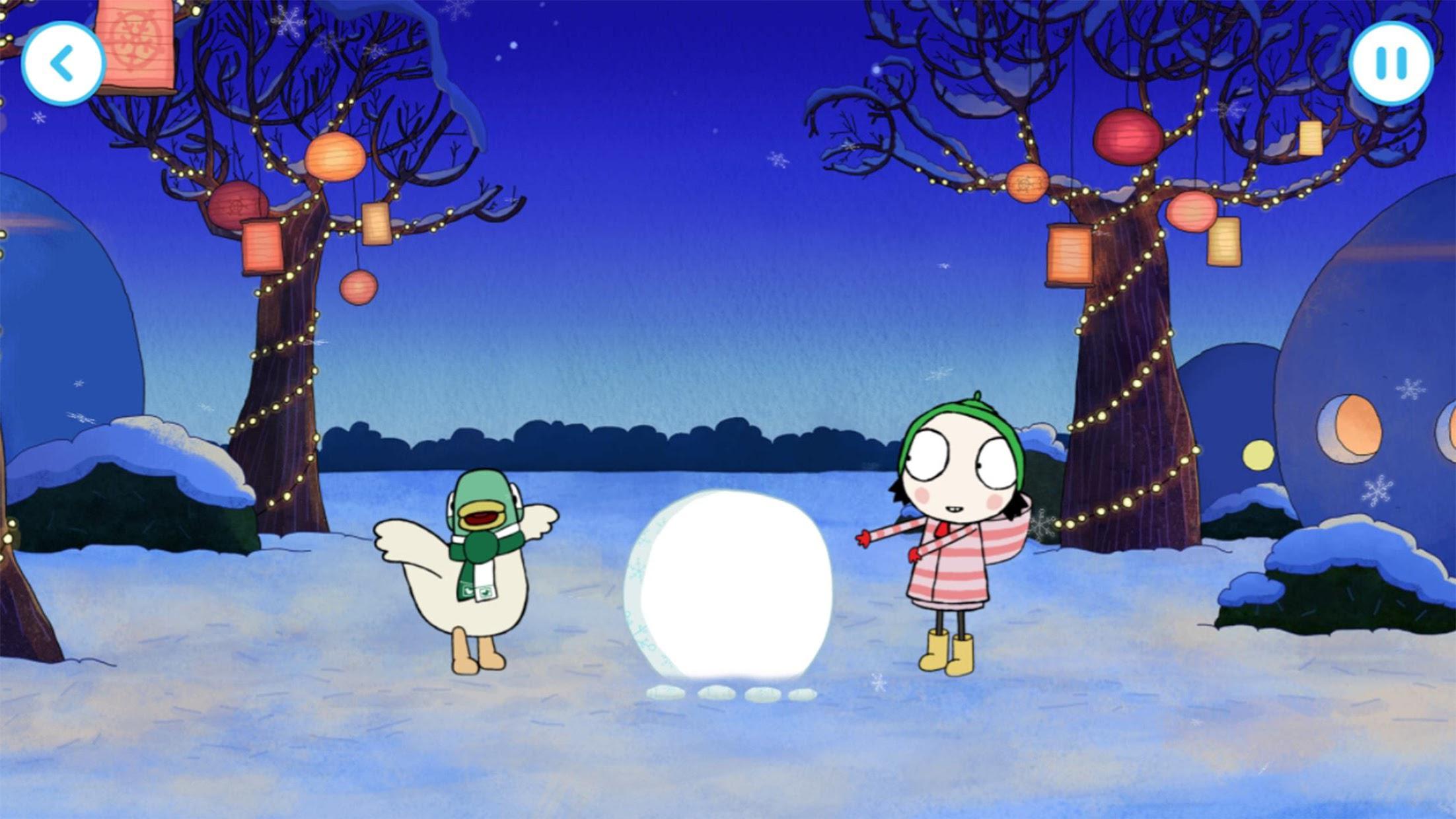 Sarah & Duck: Build a Snowman_截图_3