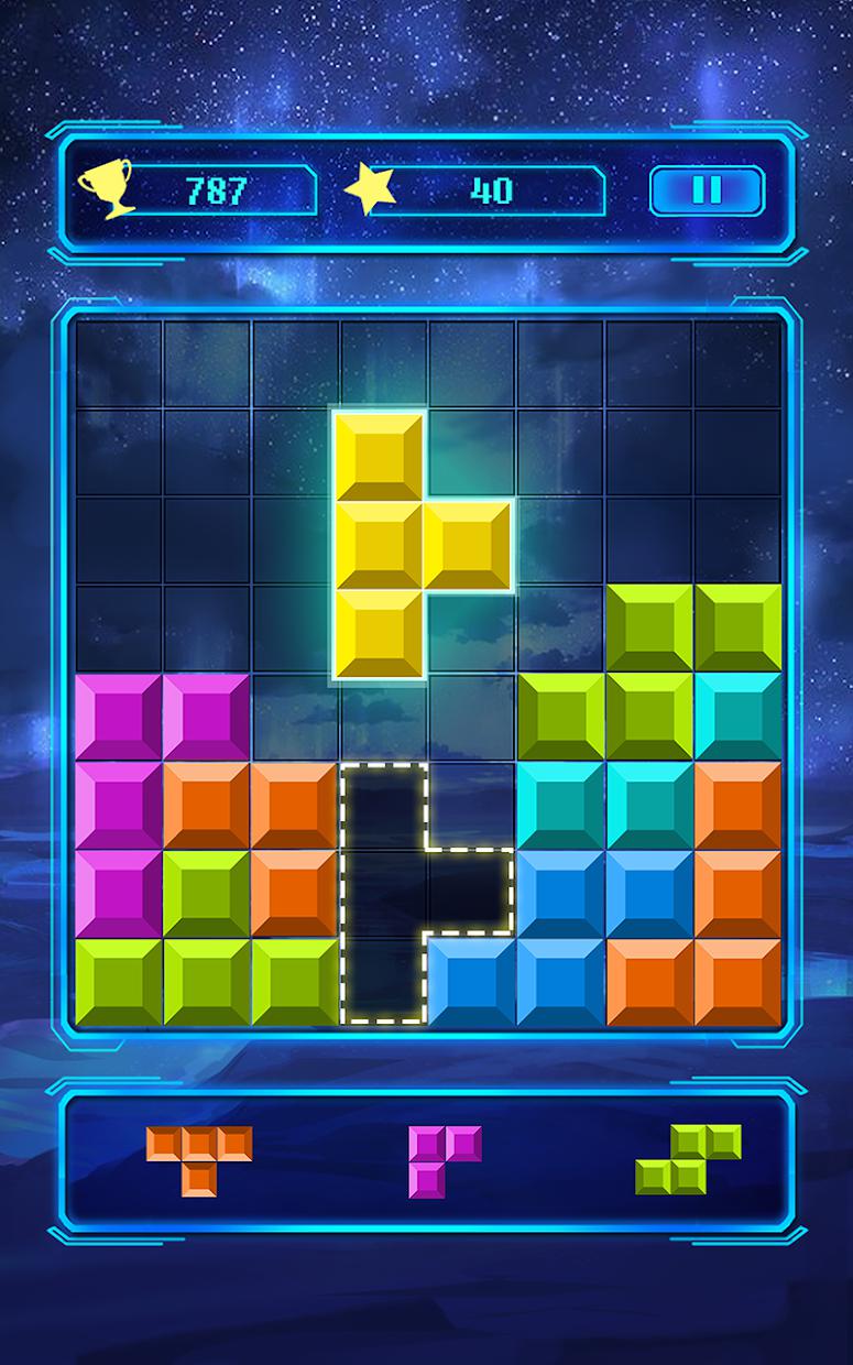 Brick block puzzle - Classic free puzzle_截图_2