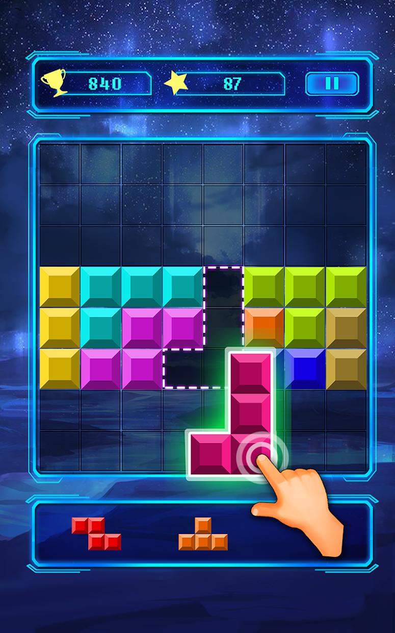 Brick block puzzle - Classic free puzzle_截图_4