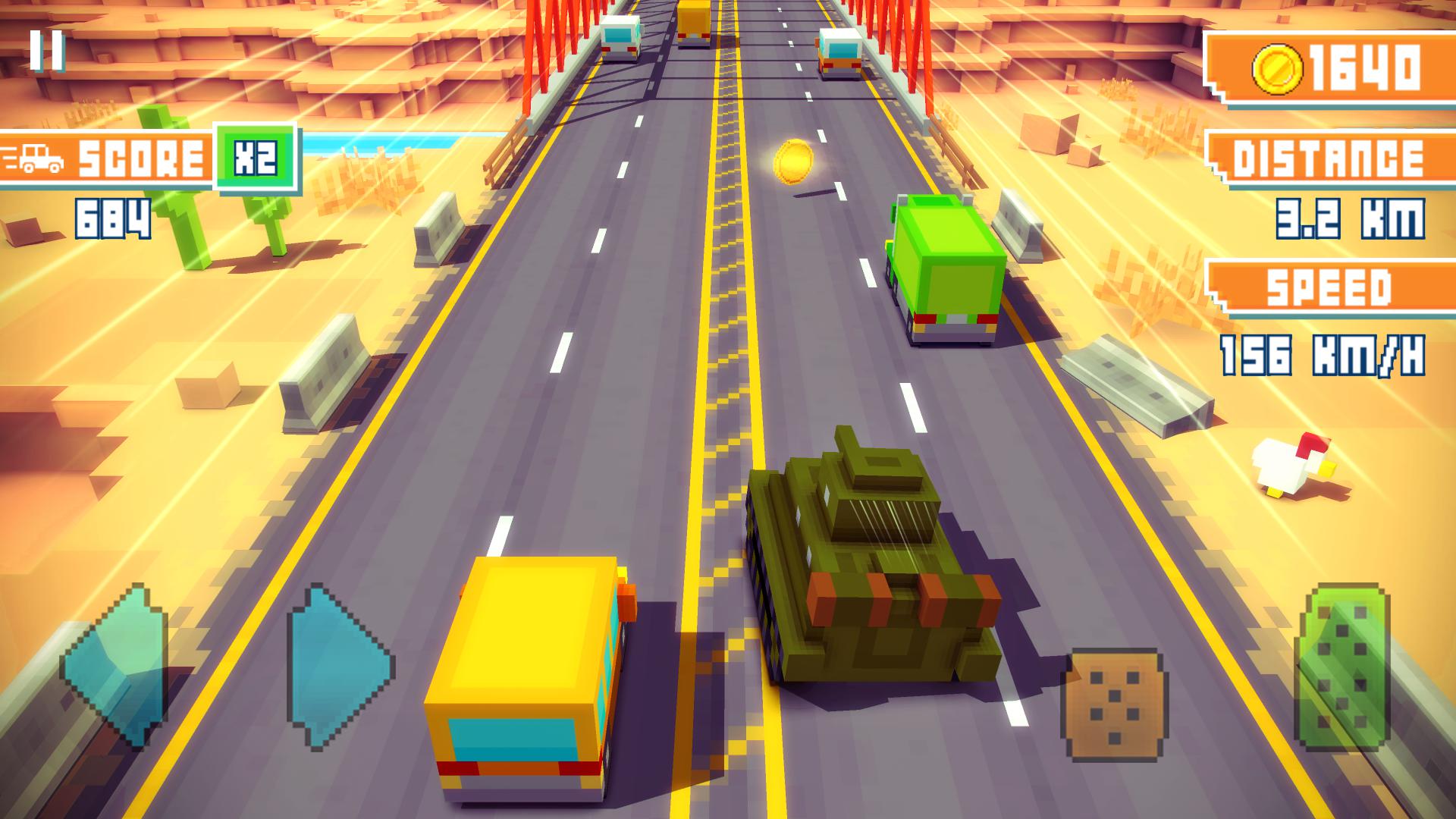 Blocky Highway: Traffic Racing