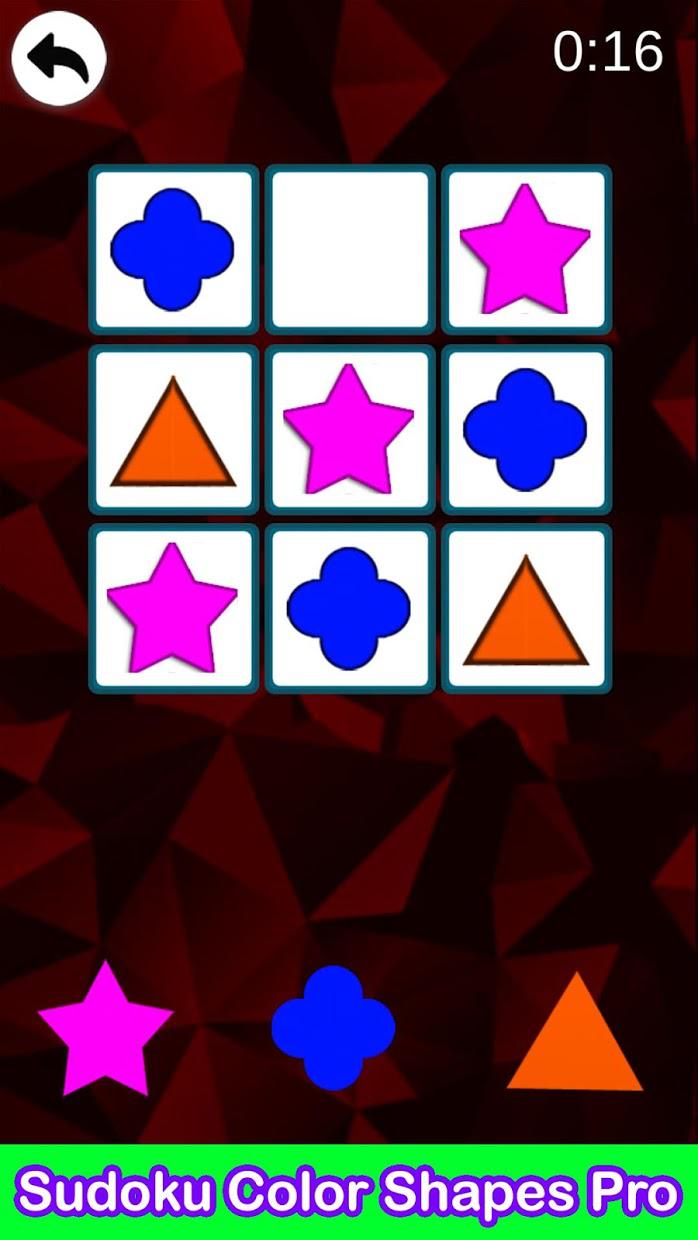 Sudoku Color Shapes Pro Puzzle : Kids Free Game_截图_6