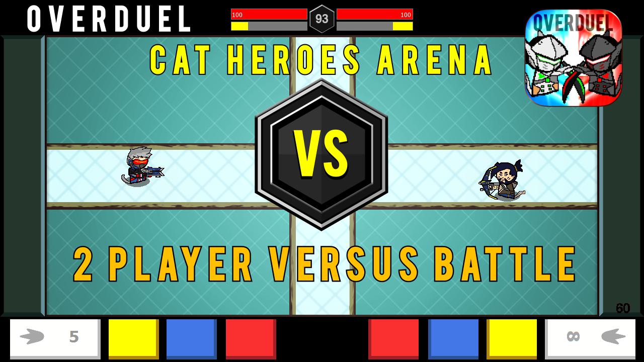 OVERDUEL 猫英雄竞技场 - Cat Heroes Arena Versus 2p_截图_3