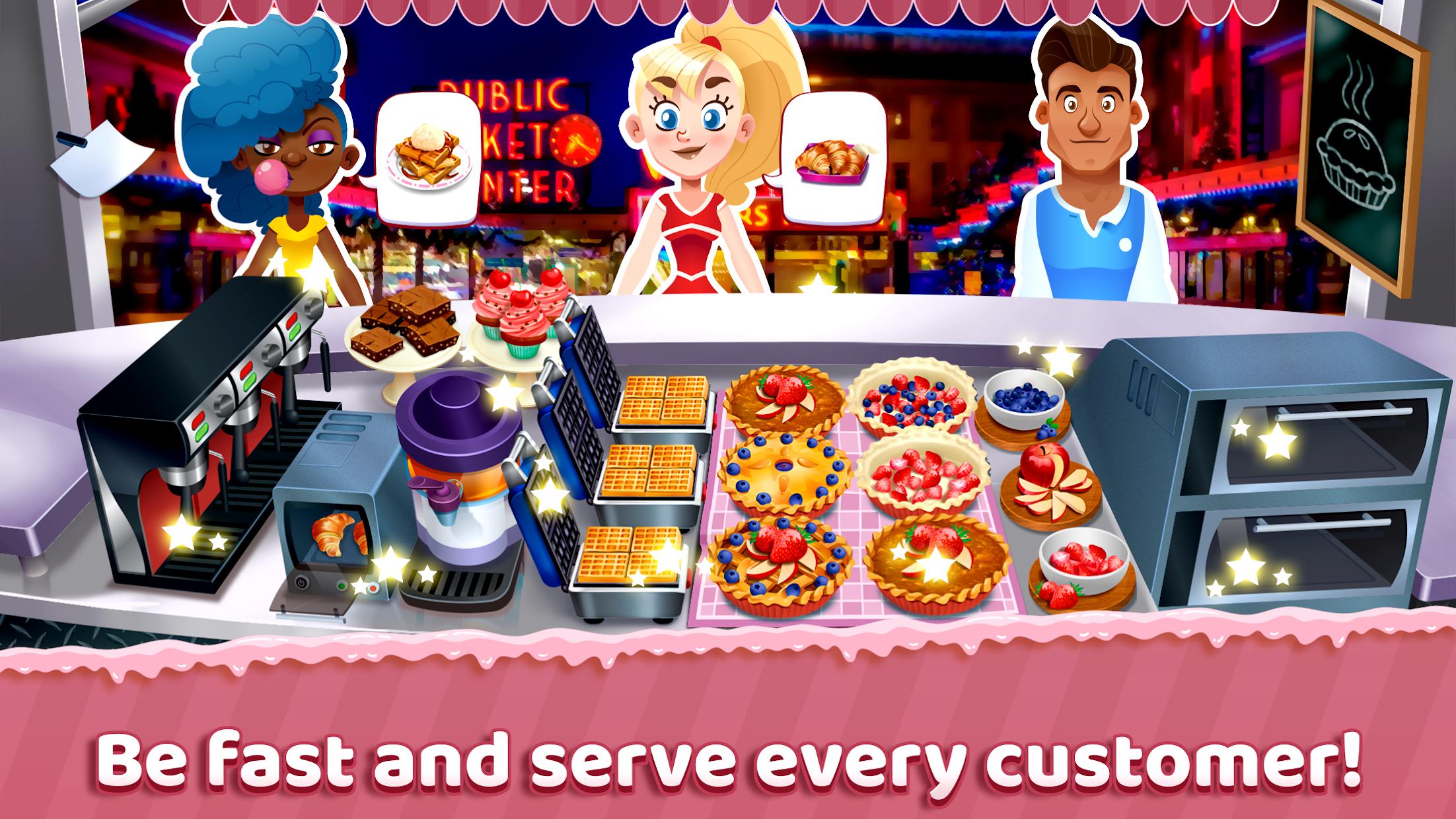 Seattle Pie Truck - Fast Food Cooking Game_游戏简介_图2
