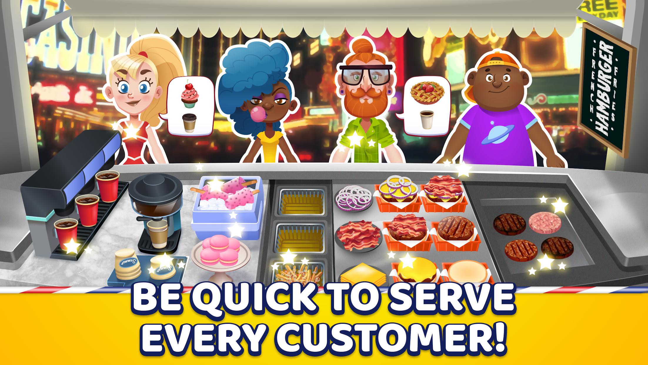  Burger Truck - Fast Food Cooking Game_截图_2