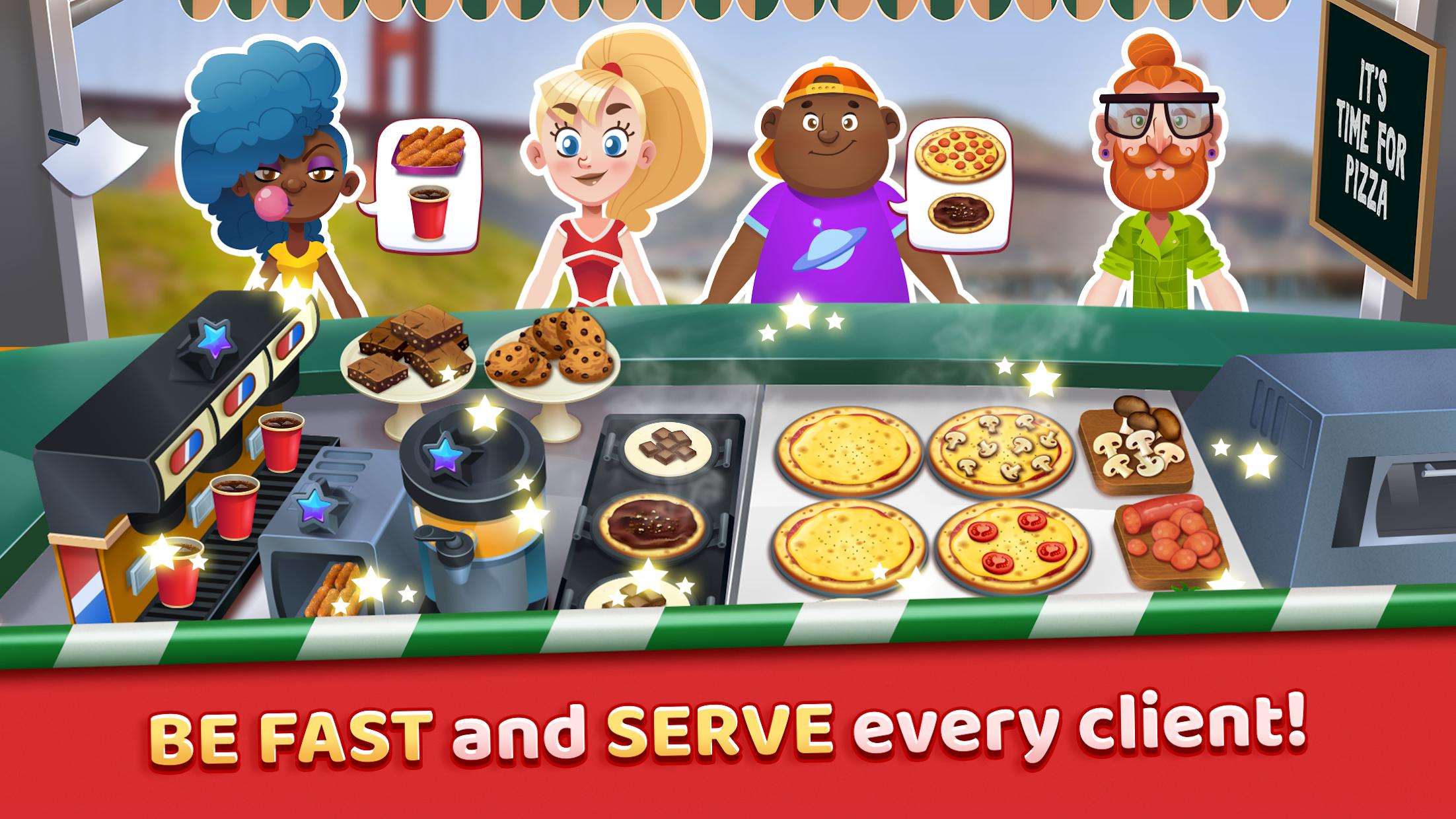 Pizza Truck California - Fast Food Cooking Game_截图_2