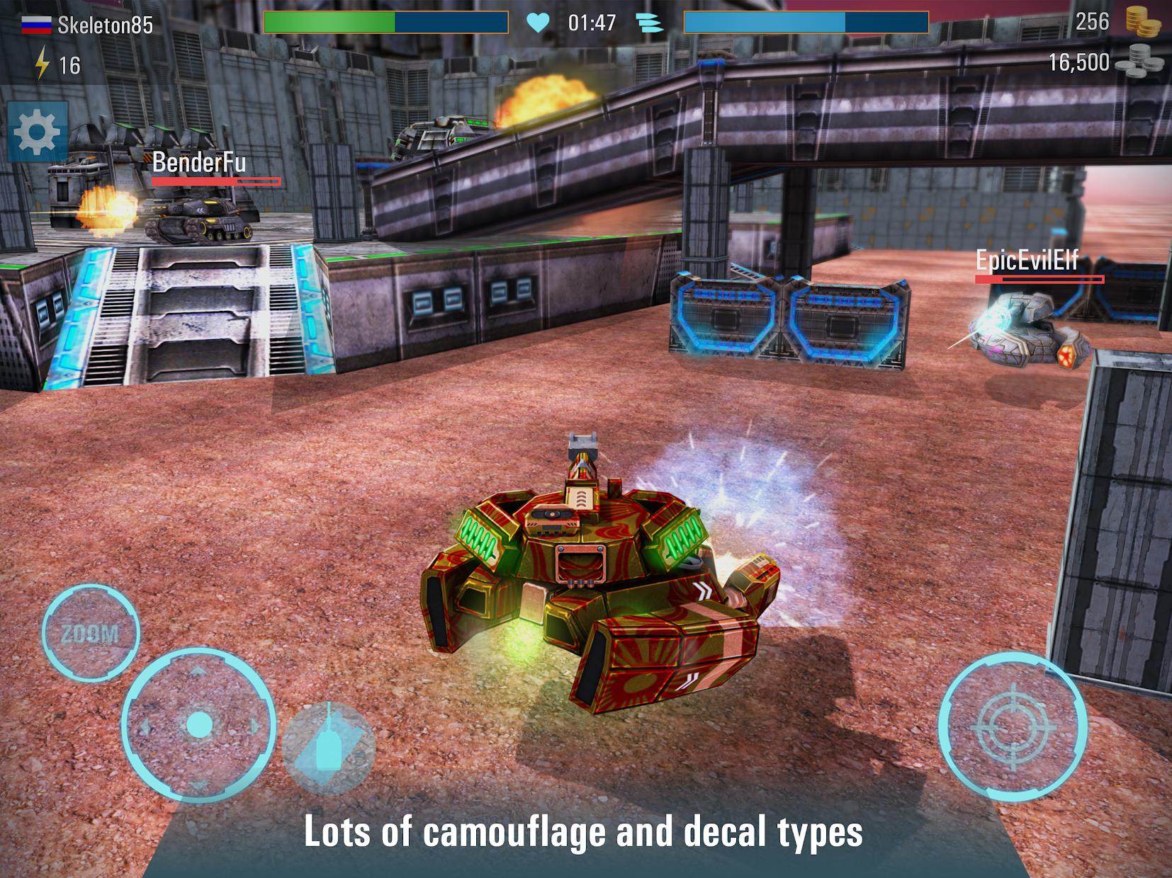 Iron Tanks: Free Multiplayer Tank Shooting Games_截图_3