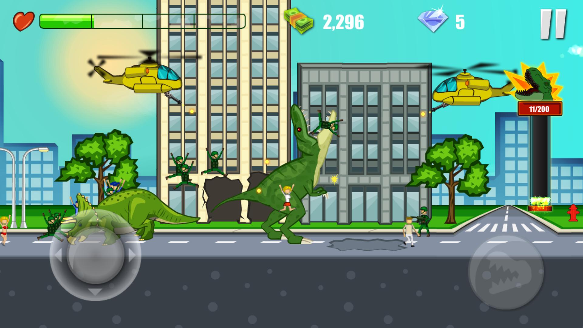 Jurassic Dinosaur: City rampage