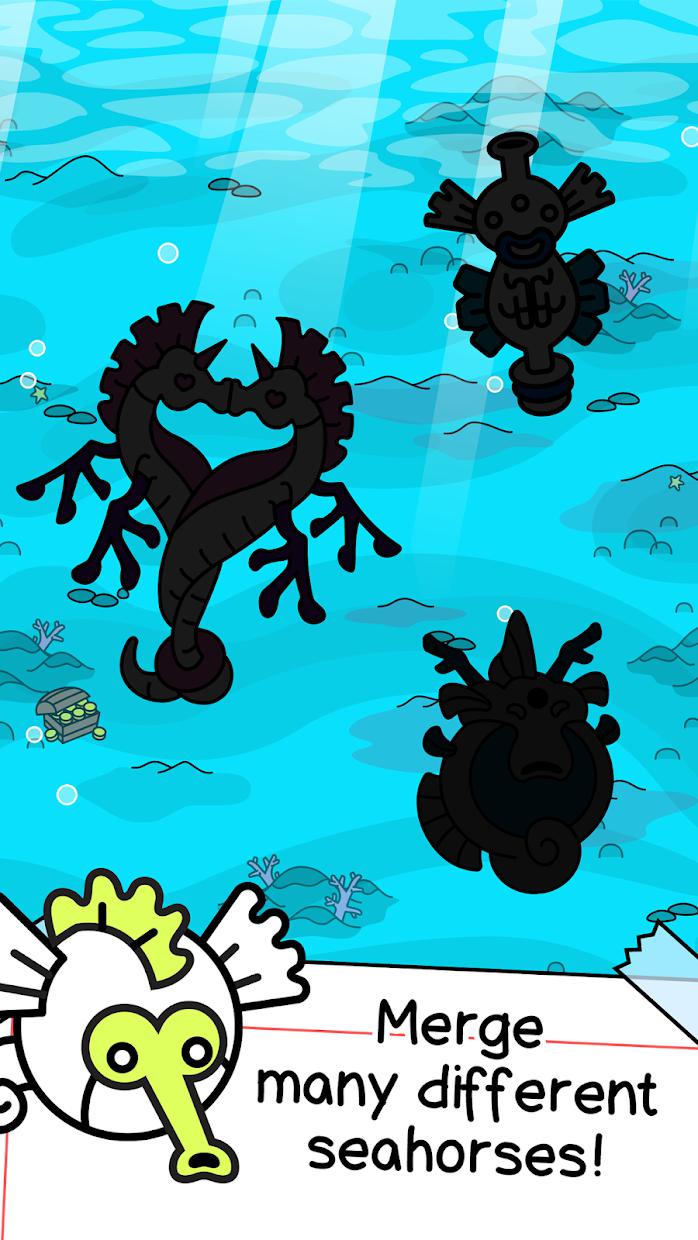 Seahorse Evolution - Merge & Create Sea Monsters_截图_3