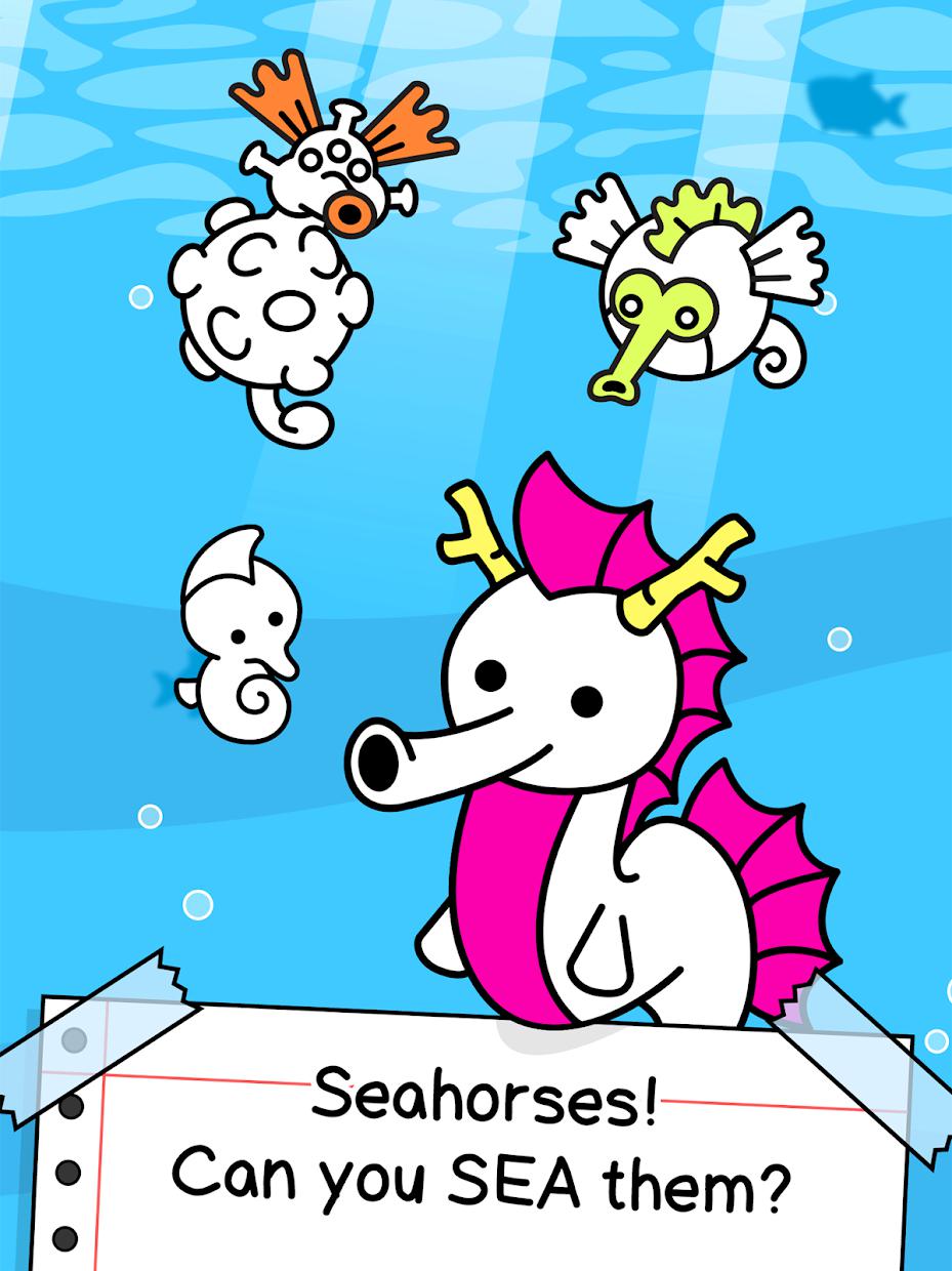 Seahorse Evolution - Merge & Create Sea Monsters_截图_5