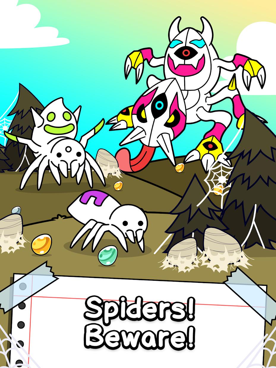 Spider Evolution - Merge & Create Mutant Bugs_截图_5