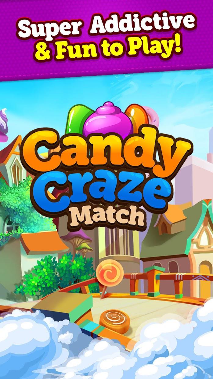 Candy Craze 2019: New Match 3 Games Free Offline_游戏简介_图4