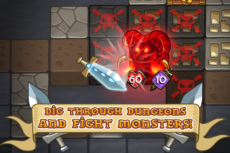 Mine Quest - Crafting and Battle Dungeon RPG_截图_4