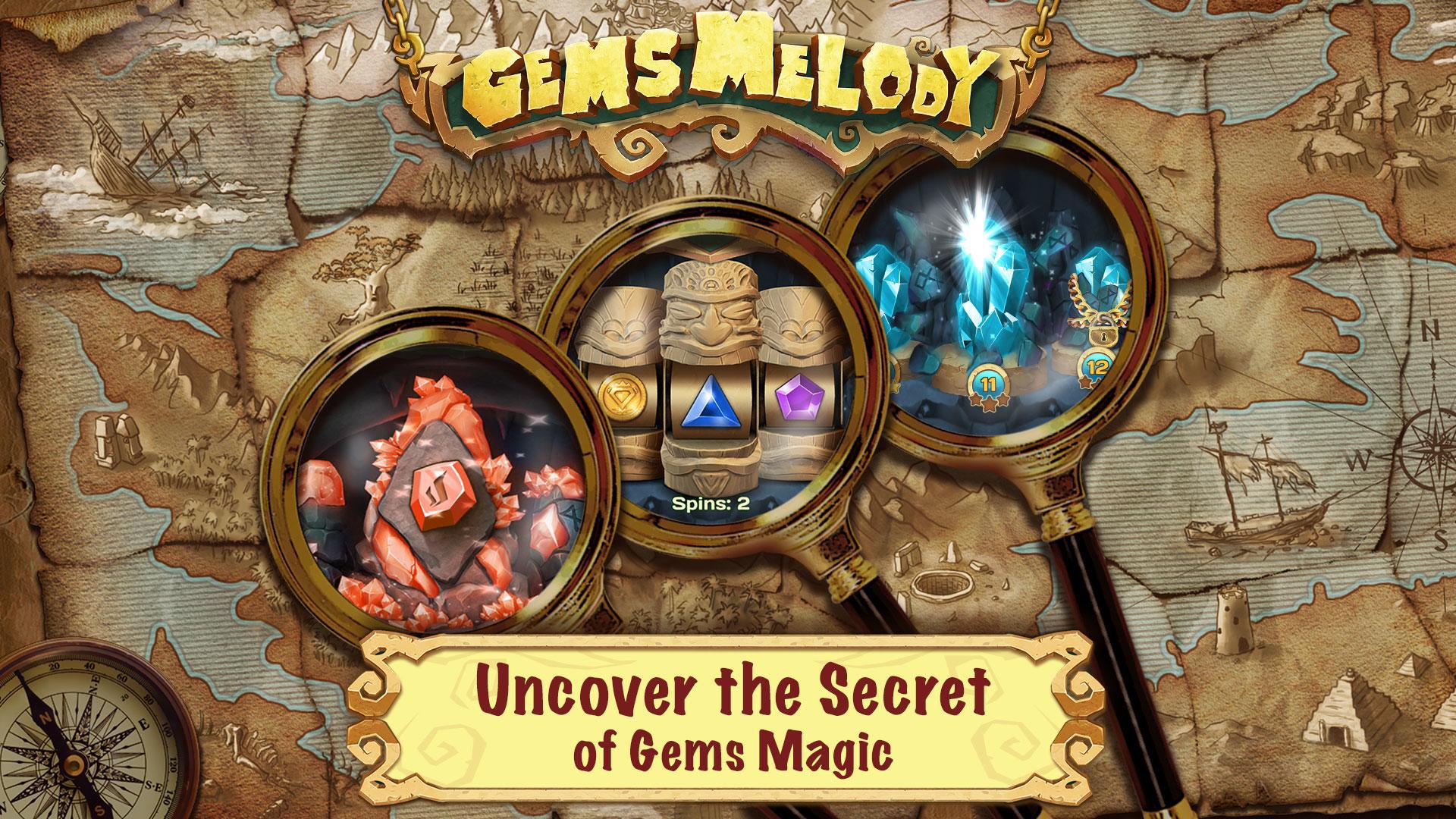 Gems Melody: Matching Puzzle Adventure_截图_5