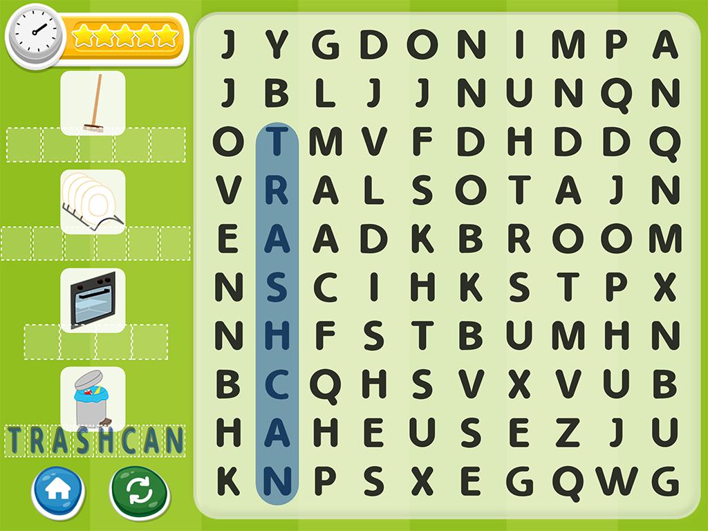 Educational Games. Word Search_截图_4