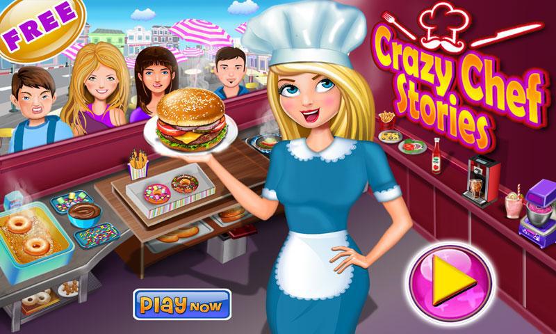疯狂的汉堡食谱烹饪游戏：厨师故事_截图_5