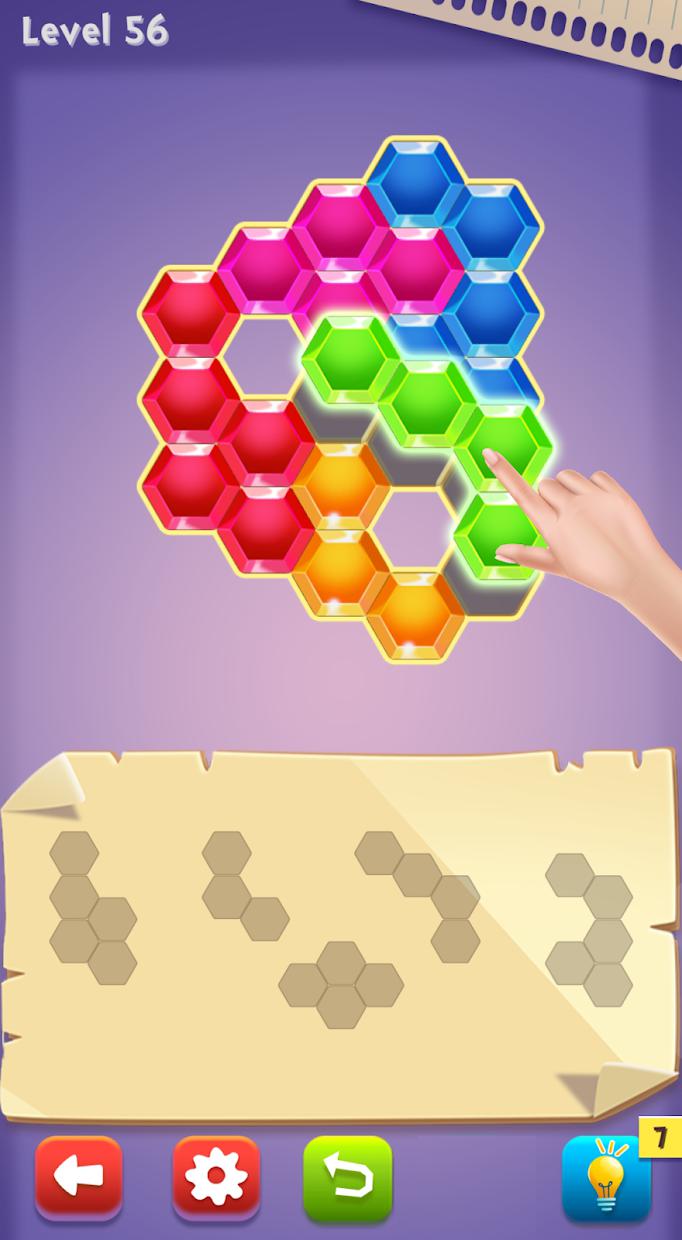 Block Puzzle: Hexa Jewel_游戏简介_图2
