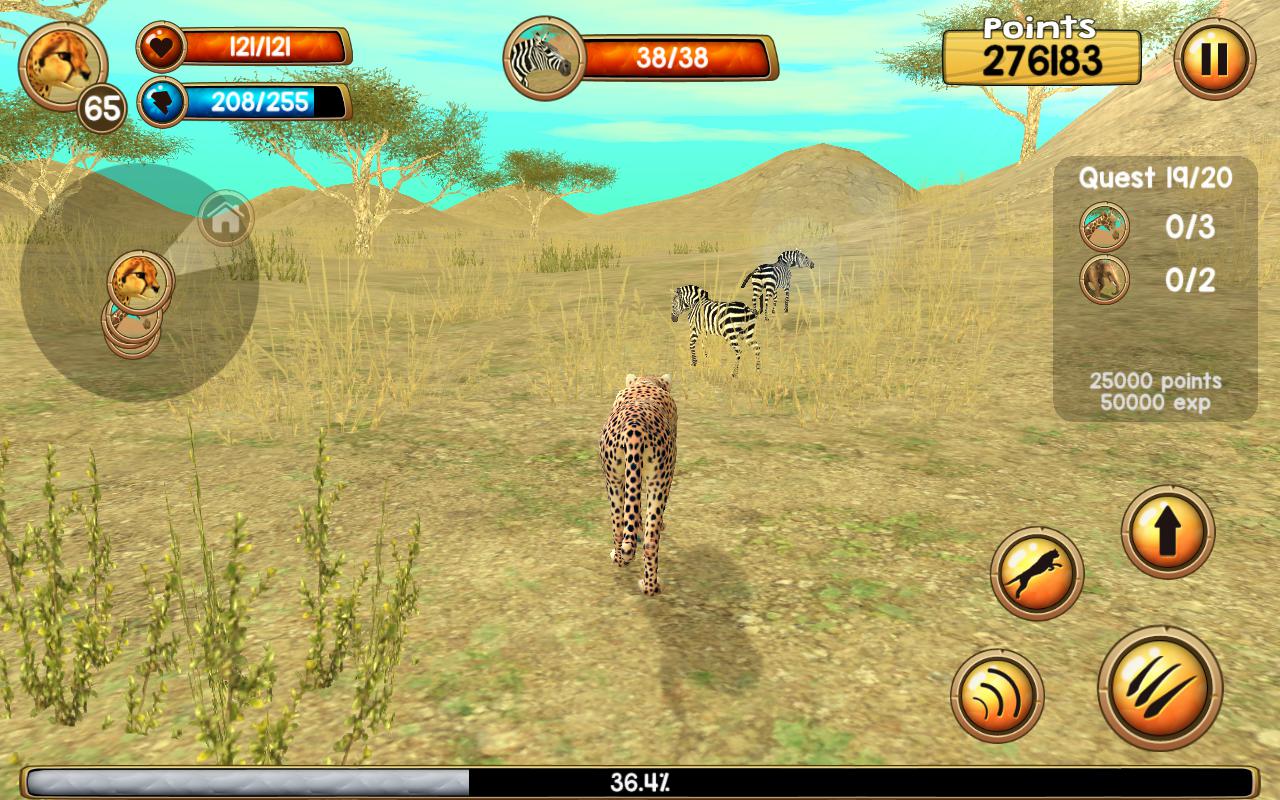 Wild Cheetah Sim 3D_截图_4