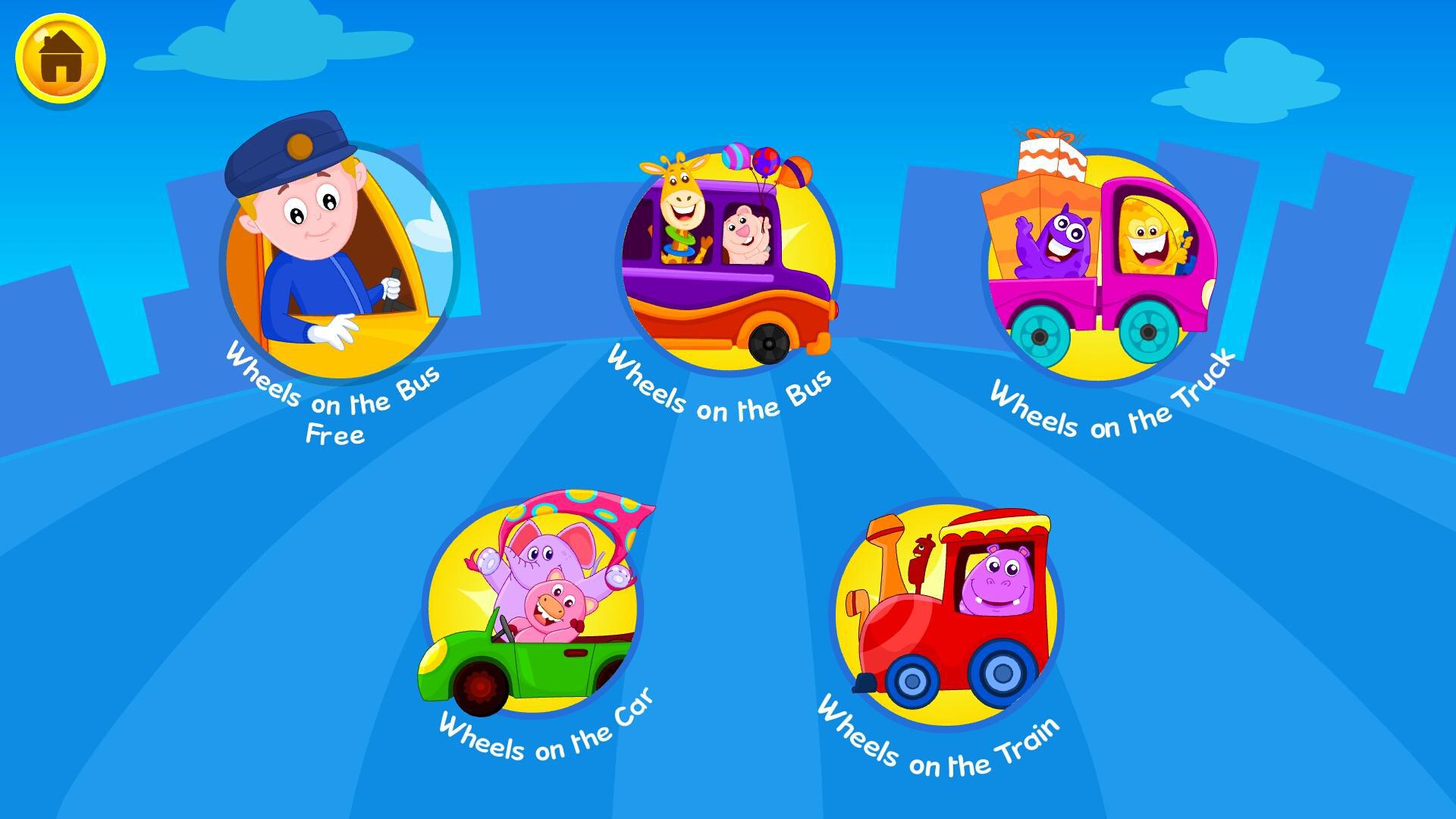 Wheels On The Bus Nursery Rhyme & Song For Toddler_截图_2