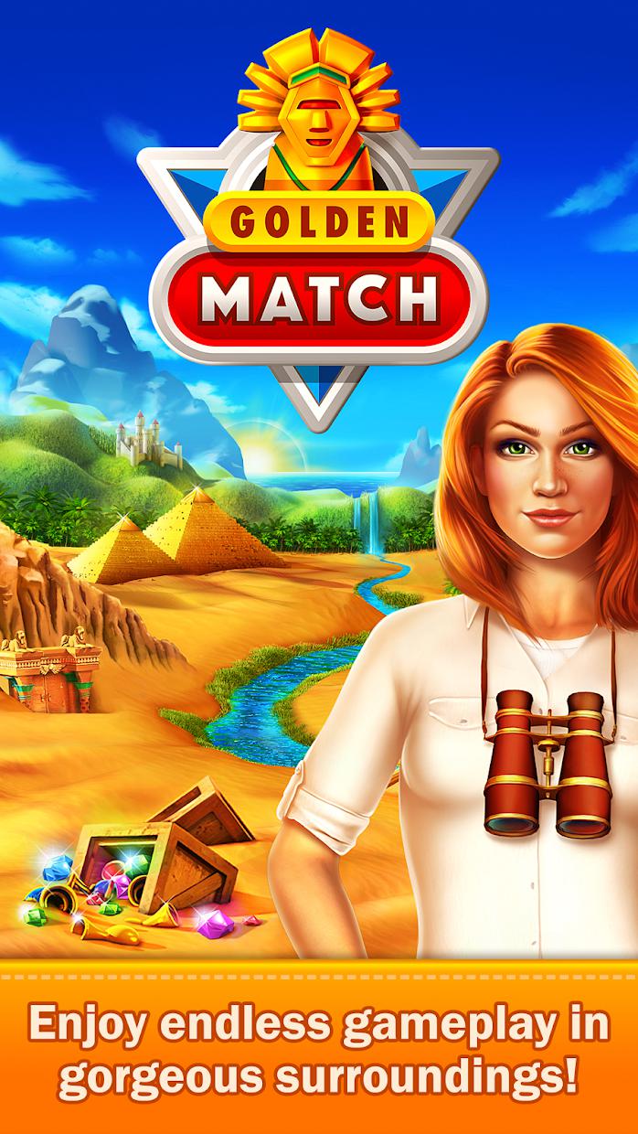 Golden Match 3 Puzzle Game - Real treasure hunter_截图_6