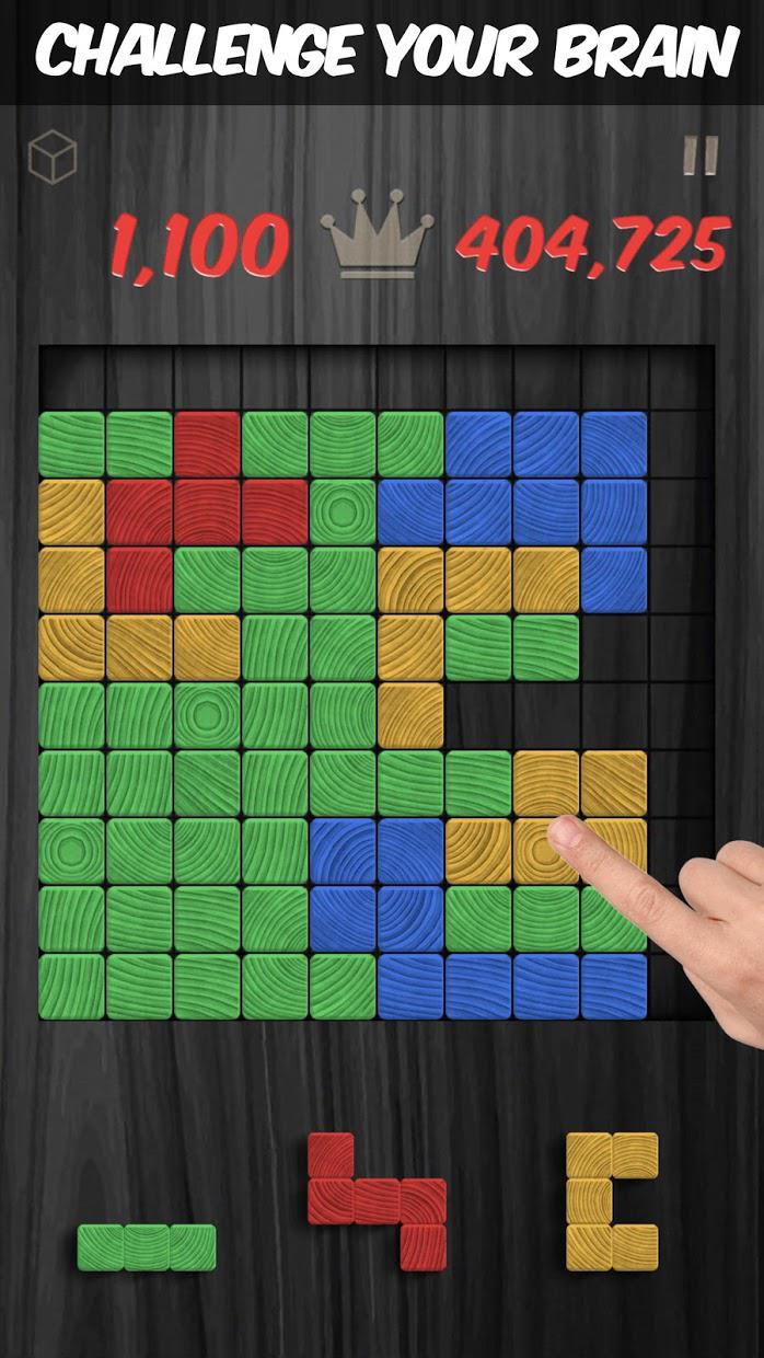Woodblox Puzzle - Wood Block Wooden Puzzle Game_截图_4