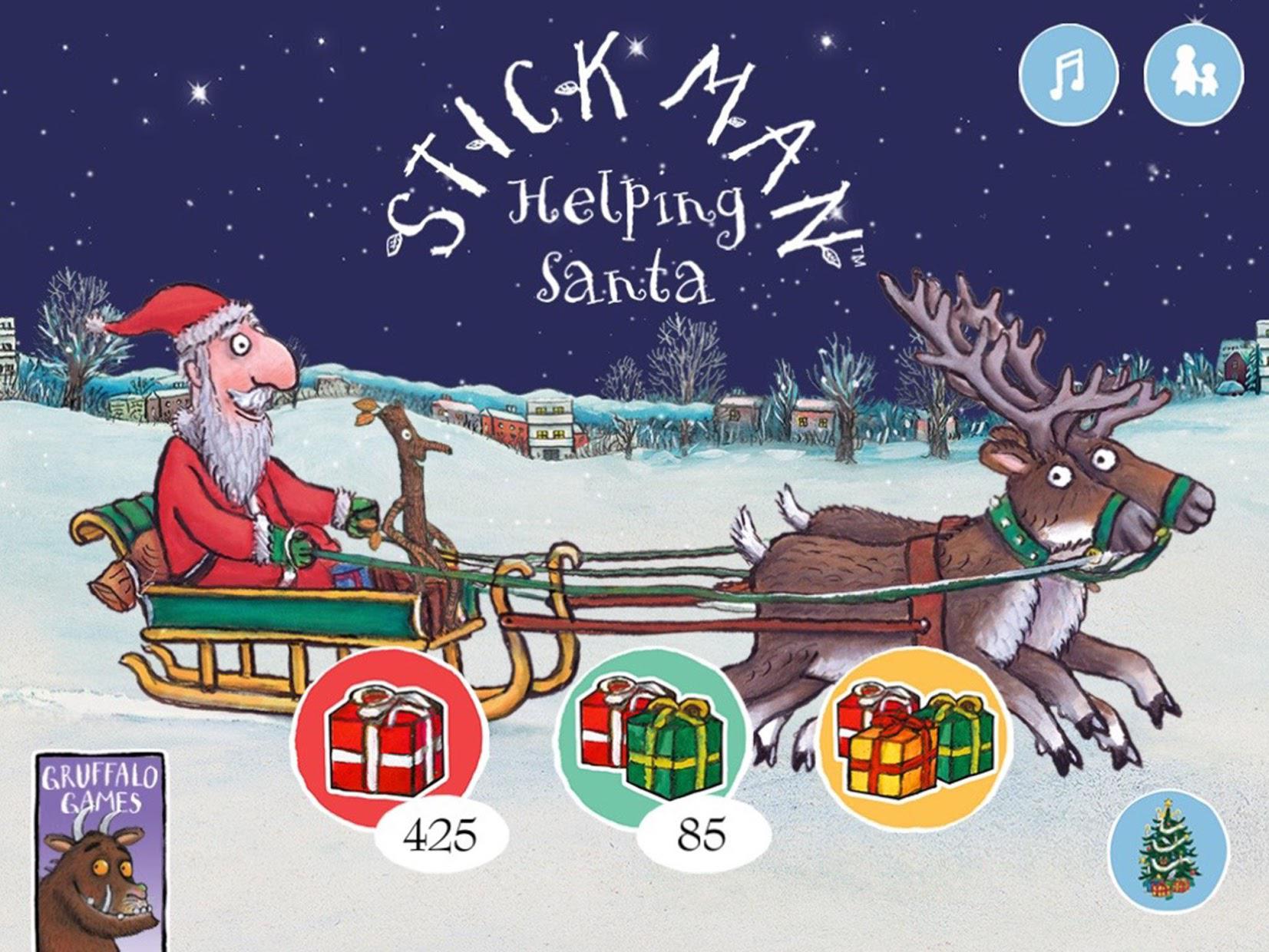 Stick Man: Helping Santa