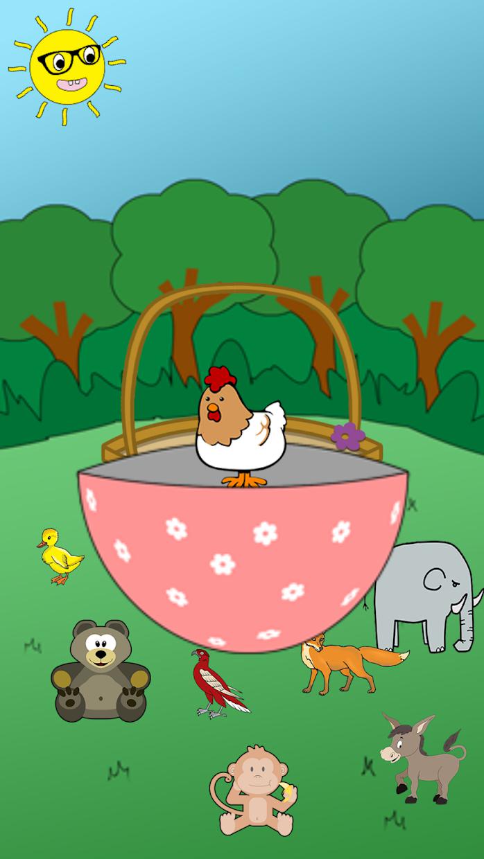 Surprise Eggs - Animals ：婴儿/儿童趣味学习游戏_截图_3