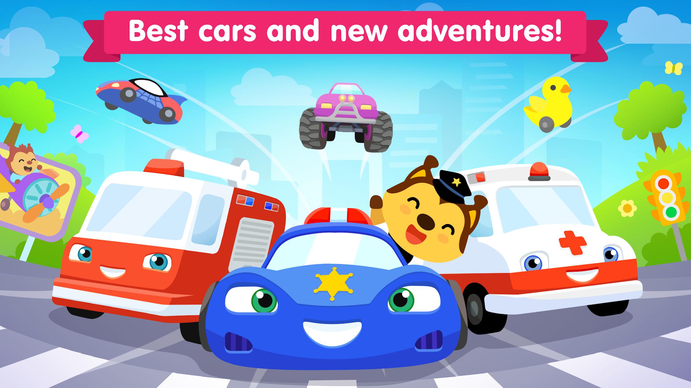 Car games for kids ~ toddlers game for 3 year olds