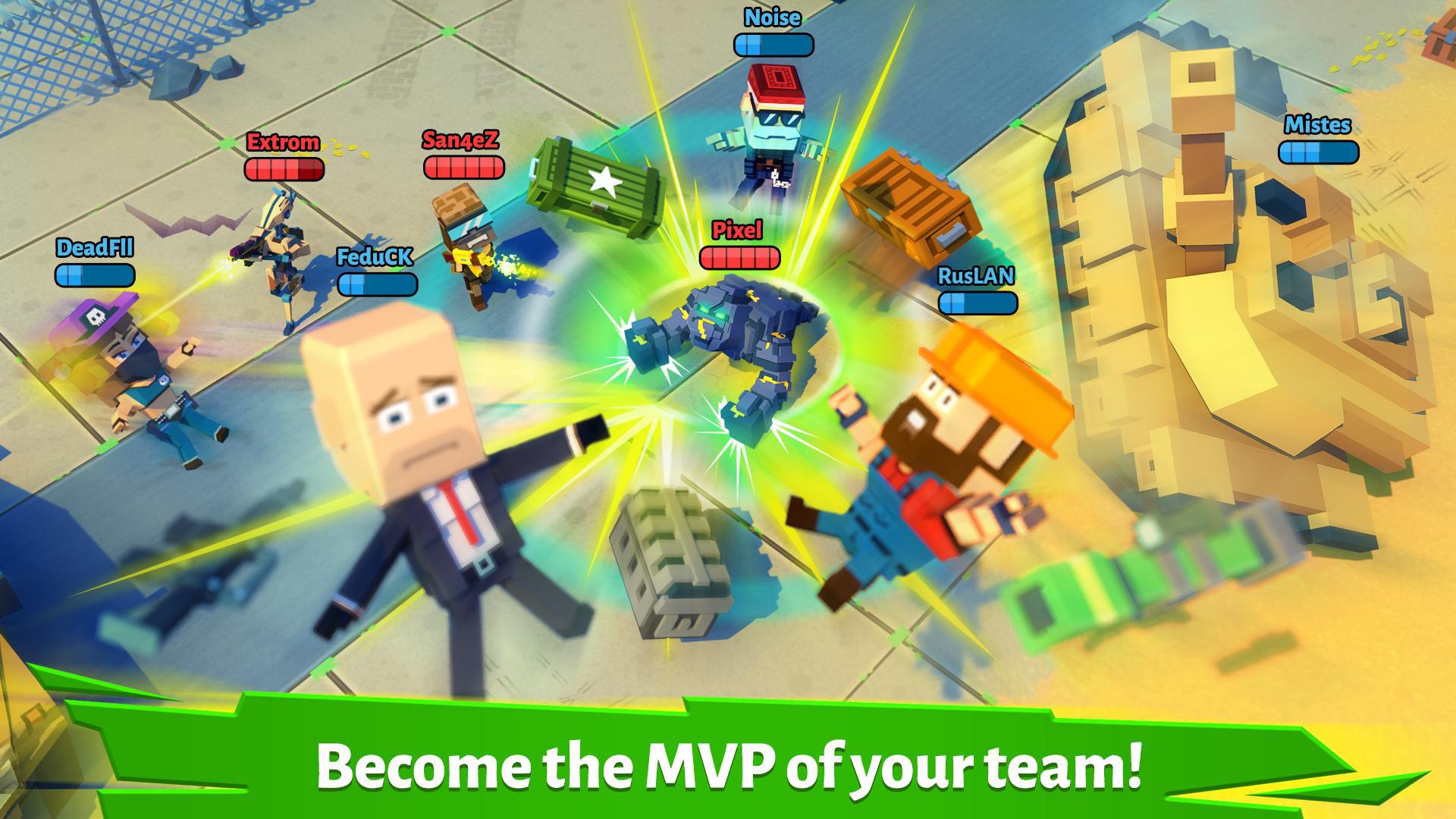 Pixel Arena Online: PvP Multiplayer Blocky Shooter_截图_3