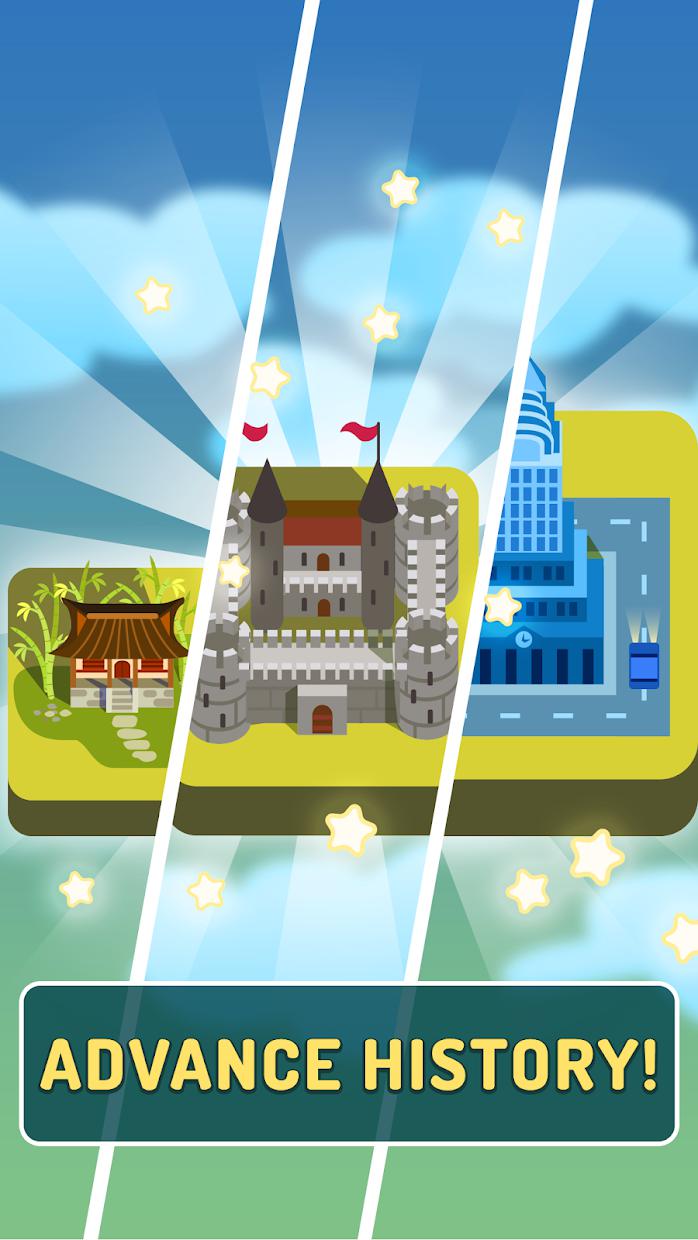 Merge of Ages - Click and Idle 2048 Town Tycoon_截图_3