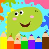 儿童着色页：有趣的着色书和游戏